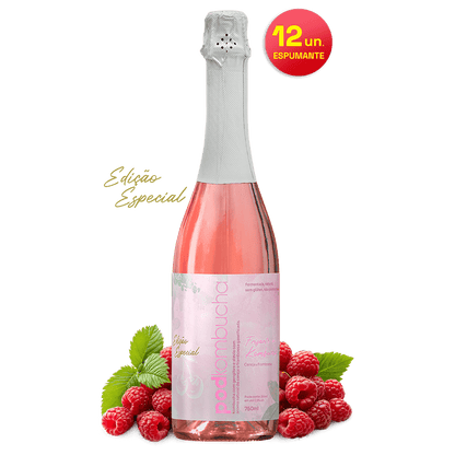 Espumante de Kombucha Pod 750ml - Cereja e Framboesa