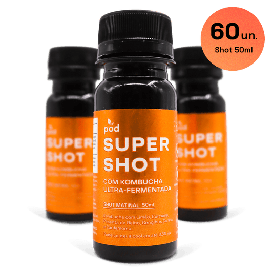 Kit 60 dias SUPER SHOTS R$7 - Pod Kombucha