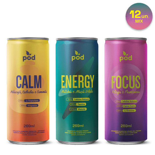 12 smart drinks Pod 269ml (clube POD) - Pod Kombucha - Smart Drinks