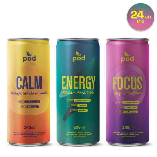 24 smart drinks Pod 269ml (clube POD) - Pod Kombucha - Smart Drinks